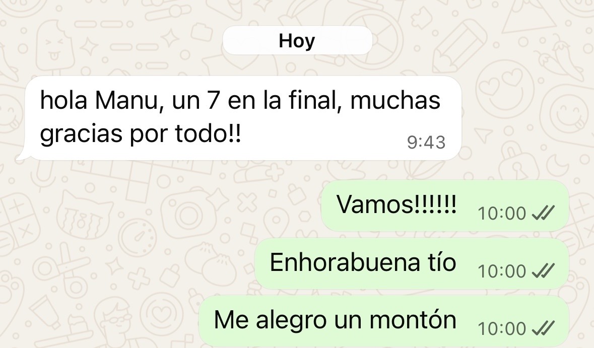 Testimonio de un alumno de Momentum